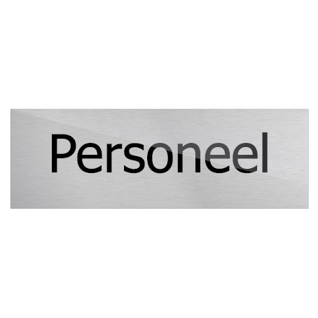 Deurbordjes Aluminium