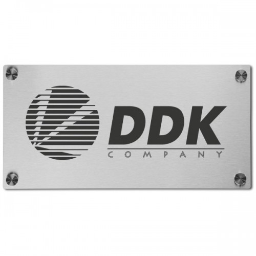 Bedrijfsnaamborden RVS