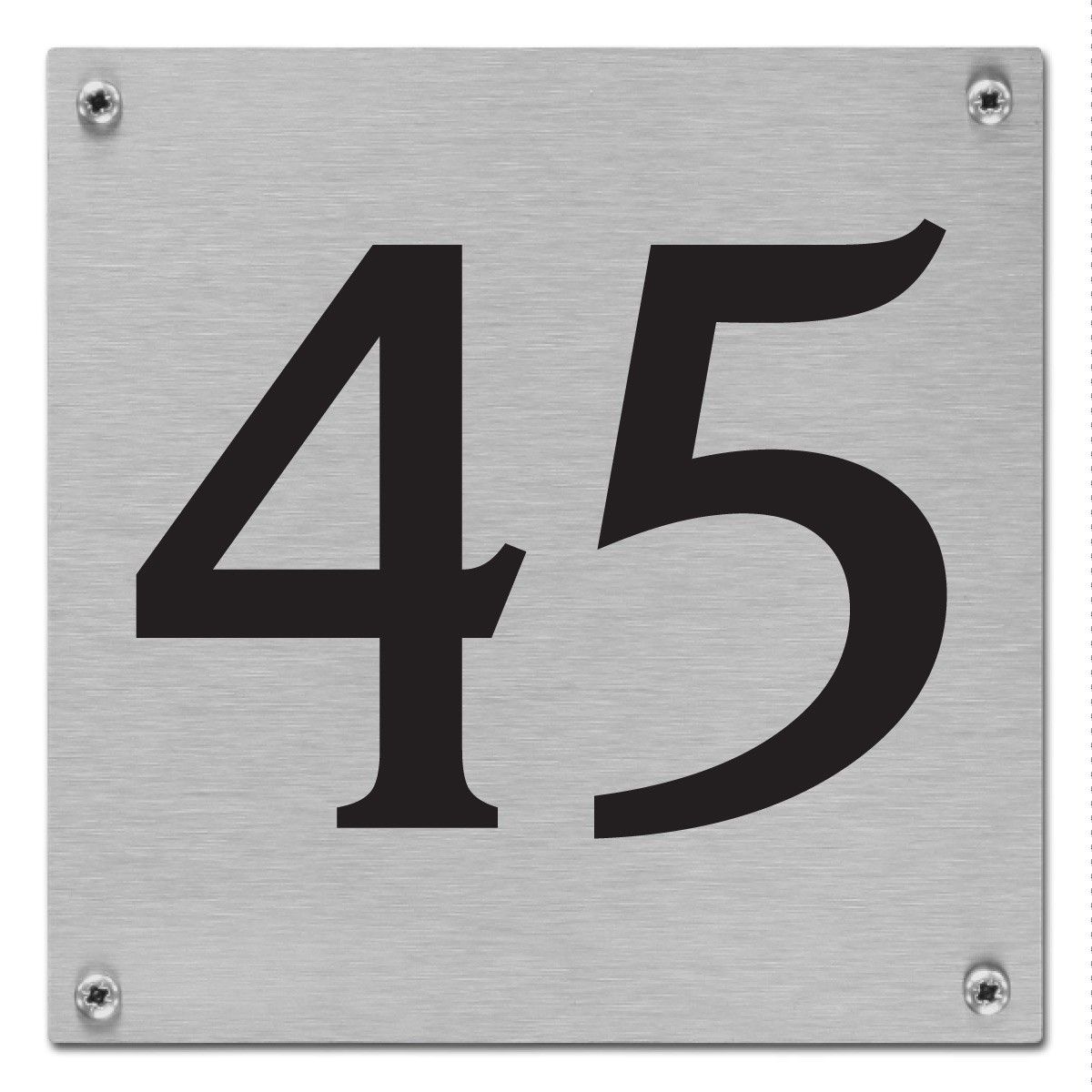 Huisnummers RVS