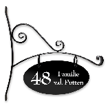 Ambachtelijk uithangbord 48,5 x 44,5cm