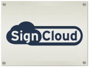 Aluminium bedrijfsnaambord 40 x 30 cm