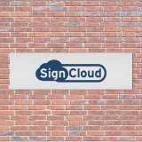 Gevelbord rvs look dibond 150