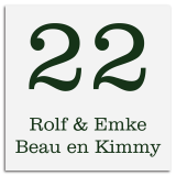 Naambord aluminium wit 15 x 15 cm