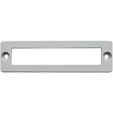 Naamplaathouder voor naamplaatjes model gegoten 100 x 28 mm