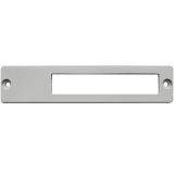 Naamplaathouder voor naamplaatjes model gegoten 130 x 30 mm