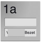 Naamplaathouder naamplaatje en schuifbord