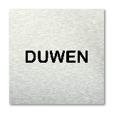 Pictogram vierkant Duwen