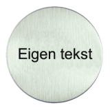 RVS pictogram eigen opdruk