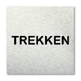 Pictogram vierkant Trekken