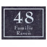 Naambord natuursteen 20 x 15 cm