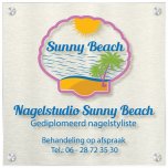 Bedrijfsnaambord aluminium met plexiglas 30 x 30 cm