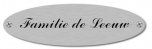 Aluminium naamplaatje sier 12,3 x 4,3 cm