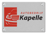RVS bedrijfsnaambord A5 21 x 14,8 cm