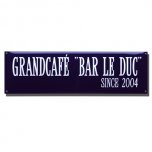 Straatnaambord emaille blauw 33 x 12 cm