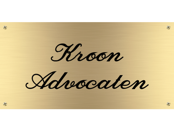 Bedrijfsnaambord Messing