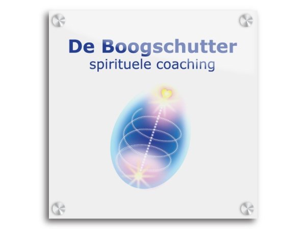 Bedrijfsnaambord Aluminium Wit