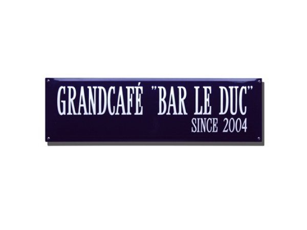 Straatnaambord emaille 