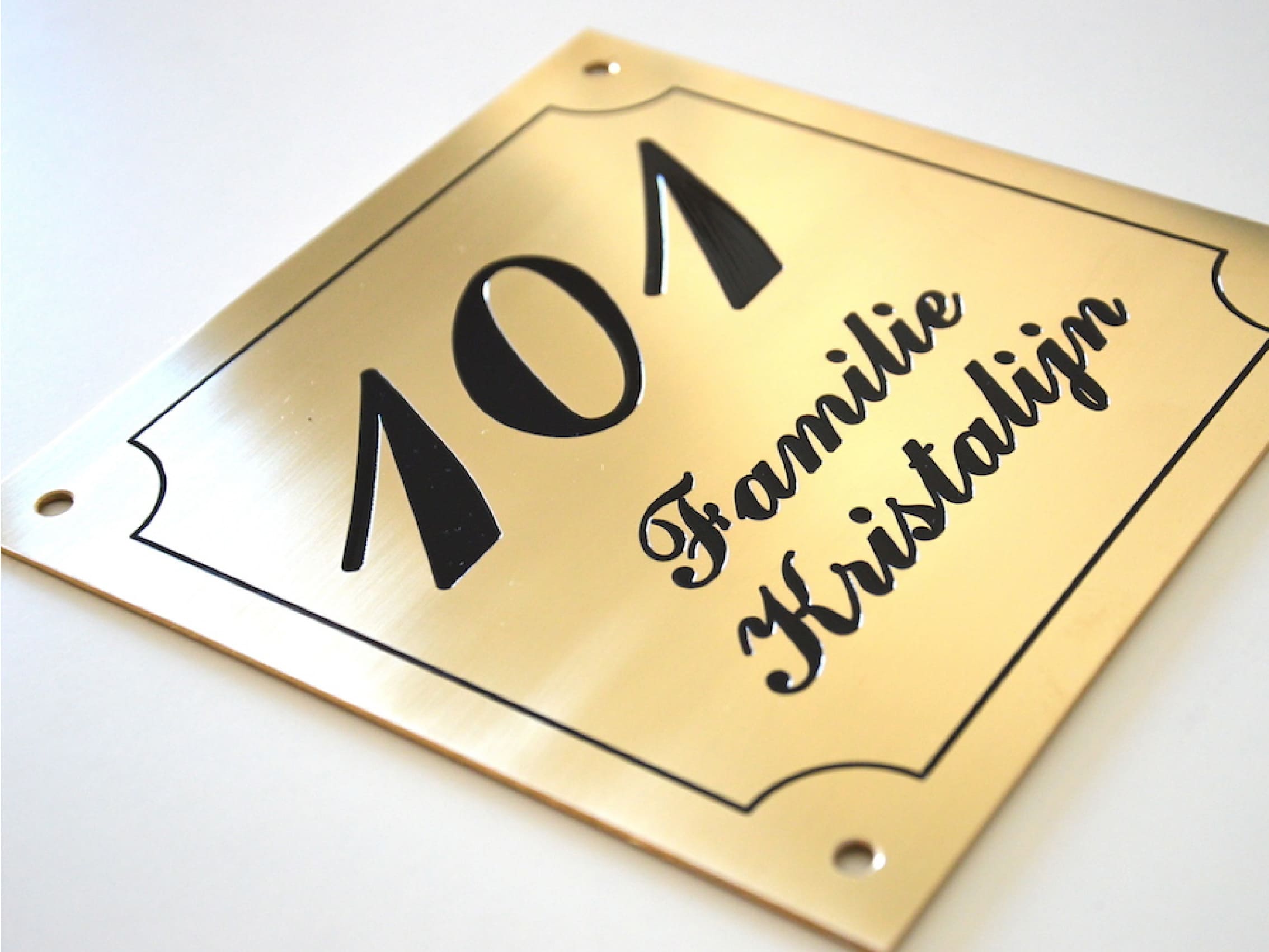 Welke soorten naamborden zijn er