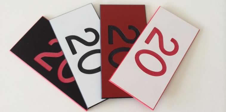 Resopal huisnummerbordjes